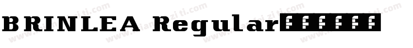BRINLEA Regular字体转换